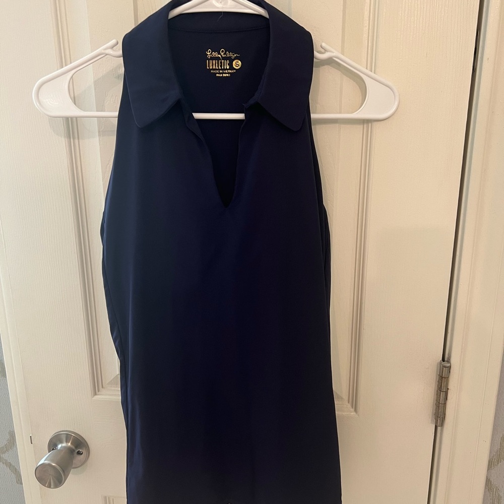 Lilly Pulitzer polo luxetic top